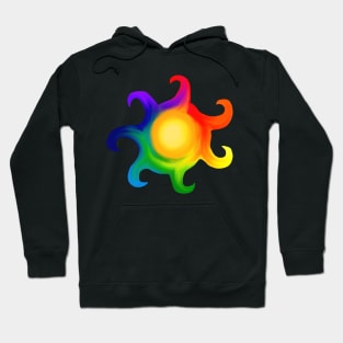 Rainbow Sun Hoodie